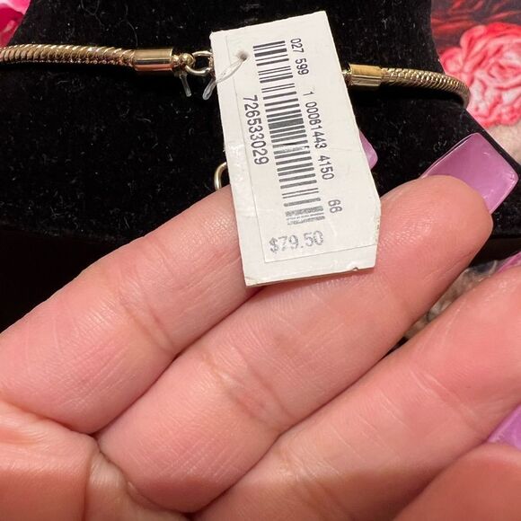 🆕 BROOKS BROTHERS GOLD TONE NECKLACE AND EARRING SET - Picture 5 of 5